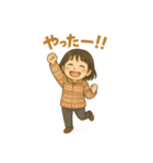 おあしす似顔絵シリーズ 女性20250427（個別スタンプ：7）