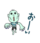 ZOMBIEと僕とナマケモノ（個別スタンプ：14）