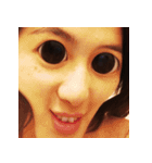美しい女性の自分撮り (エフェクトス)（個別スタンプ：9）