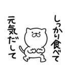 つかいやすいねこです。ごはん専用家族連絡（個別スタンプ：28）