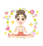 ヨガ美人 春 2（個別スタンプ：8）