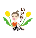 ヨガ美人 春 2（個別スタンプ：27）