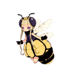 蜂の娘の日常vol.02（個別スタンプ：4）