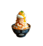 海老と刺身の丼ワールド（個別スタンプ：12）