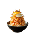 海老と刺身の丼ワールド（個別スタンプ：14）