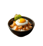 海老と刺身の丼ワールド（個別スタンプ：15）