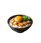 海老と刺身の丼ワールド（個別スタンプ：16）