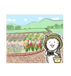 中高年ねこ 旅行編（個別スタンプ：2）
