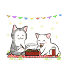 中高年ねこ 旅行編（個別スタンプ：3）