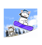 中高年ねこ 旅行編（個別スタンプ：15）