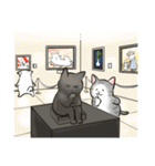 中高年ねこ 旅行編（個別スタンプ：18）