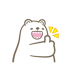 【空創Lab】シロクマと宇宙人（個別スタンプ：4）