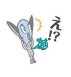 【空創Lab】シロクマと宇宙人（個別スタンプ：5）