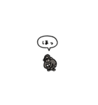 小さいゴリラ(フキダシ)（個別スタンプ：11）