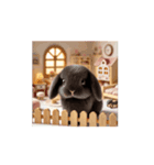 しろいうさぎとくろいうさぎPart2（個別スタンプ：7）