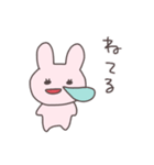 報告するうさぴこ（個別スタンプ：7）