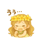 マノアちゃんとうさちゃんのぽかぽか日和（個別スタンプ：15）
