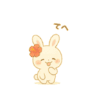 マノアちゃんとうさちゃんのぽかぽか日和（個別スタンプ：26）