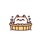 お風呂猫 神様お願いします,（個別スタンプ：7）