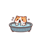 お風呂猫 神様お願いします,（個別スタンプ：13）
