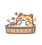 お風呂猫 神様お願いします,（個別スタンプ：32）