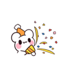 しろぷよLINEスタンプ 4（個別スタンプ：3）