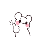 しろぷよLINEスタンプ 4（個別スタンプ：5）