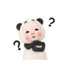 【お返事】パンダタオル【あいづち】（個別スタンプ：22）