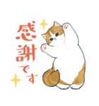 長毛にゃん（個別スタンプ：10）
