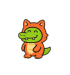動物たちが大変身！着ぐるみパーティ！（個別スタンプ：6）