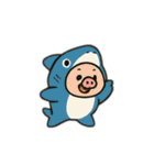動物たちが大変身！着ぐるみパーティ！（個別スタンプ：12）
