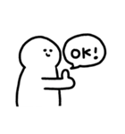 白いバスケ審判（個別スタンプ：34）