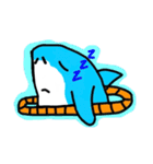 浮き輪ザメスタンプ（個別スタンプ：3）