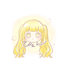 愛犬らぶの女の子 日常で使えるスタンプ（個別スタンプ：6）