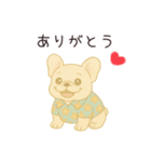 フレンチブルくんの日常（個別スタンプ：15）