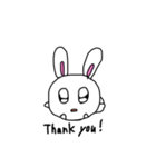 白大福うさぎ（個別スタンプ：1）