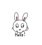 白大福うさぎ（個別スタンプ：2）