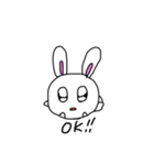 白大福うさぎ（個別スタンプ：5）