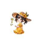 麦わら、かぶったら無敵説。（個別スタンプ：26）