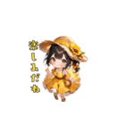 麦わら、かぶったら無敵説。（個別スタンプ：27）