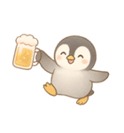 能天気なベビーペンギン（個別スタンプ：14）