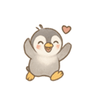 能天気なベビーペンギン（個別スタンプ：37）