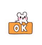 しろぷよLINEスタンプ 5（個別スタンプ：6）