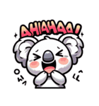 もふもふ 森の コアラ かわいい 癒し（個別スタンプ：3）