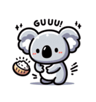 もふもふ 森の コアラ かわいい 癒し（個別スタンプ：16）