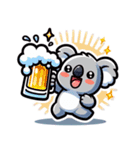 もふもふ 森の コアラ かわいい 癒し（個別スタンプ：18）