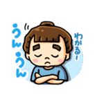 太眉マユちゃんの礼儀正しい日常（個別スタンプ：8）