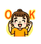 太眉マユちゃんの礼儀正しい日常（個別スタンプ：13）