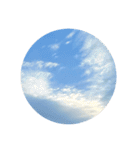 空と雲と天気の綺麗なスタンプ6文字無し（個別スタンプ：2）