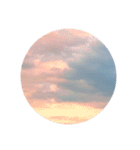 空と雲と天気の綺麗なスタンプ6文字無し（個別スタンプ：8）